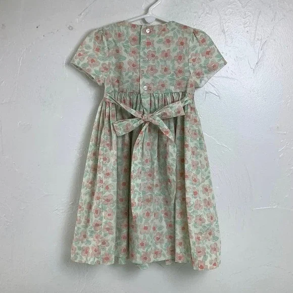 Edgehill Collection Smocked Pastel floral dress size 3T EUC - Picture 2 of 11